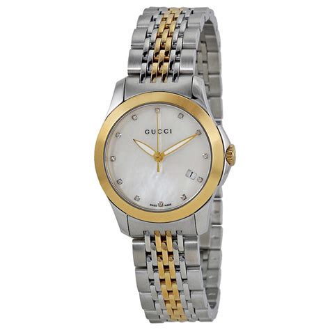 gucci ladies diamond watch